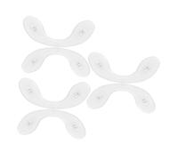 TOVINANNA 6pcs Soft Silicone Anti- Nose Pads for Eyeglasses Transparent Breathable Replacement Cushions Fit for Adult Eyewear Comfortable and Lightweight Design