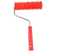 TOVINANNA 7-inch Embossed Texture Roller Paint Tool with Handle for Wall Decoration, Patterned Drywall Texture Paint Roller Suitable for Artistic Interior Painting and Decorative Coatings