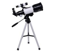 TOVINANNA 70mm Professional Astronomical Refractor Telescope with Refractive Eyepiece and Tripod, 300mm Focal Length, Aluminum Alloy Portable Telescope for Beginning Astronomers Random Color