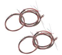 TOVINANNA 8 Sets Steel Acoustic Guitar Strings Replacement Kit for Beginners, Colorful 6-String Set for Electric and Folk Guitar Maintenance and Performance