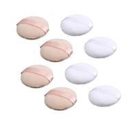 TOVINANNA 8pcs Elf Glow Velour Powder Puff Makeup Powder Pads for Finger Application Makeup Tools
