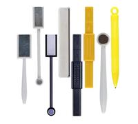TOVINANNA 8pcs Nail Art Magnetic Pens for Nail Art Lovers and Beginners Handy Alloy and Plastic Tools to Create Cat Eye Effect for Professional and Home Use Random Color