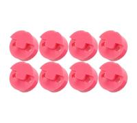 TOVINANNA 8pcs Pink Rubber Violin Mutes Claw Style Practice Mute Set for Violin and Viola, Sound Reducer Dampener Accessories for Quiet Home and Orchestra Use