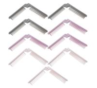 TOVINANNA 9pcs Foldable Travel Hair Comb Double-headed Styling Tool Portable Comb for Men and Women Use The Go Wide-tooth Design