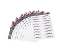 TOVINANNA 9sheets False Eyebrows Cosmetics Temporary Eyebrow Stickers Hair-like Brow Stencils