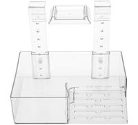 TOVINANNA Acrylic Hanging Turtle Basking Platform with Easy Cleaning and Space-saving Design for Turtles and Other Pets that Need to Basking the Sun for Foraging and Daily Use