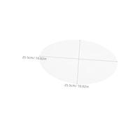 TOVINANNA Acrylic Light Diffuser Disc 25.5cm Diameter 1mm Thickness Lamp Shade Diffuser Plate for Pendant and Ceiling Lights, Frosted Lamp Shade Cover for Home and Office Lighting