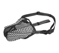 TOVINANNA Adjustable Anti-barking Dog Muzzle with Breathable Polyester Mesh for Medium to Large Dogs, Prevents Biting and Supports Training and Behaviour Management, Snout Circumference