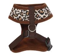 TOVINANNA Adjustable Canvas Dog Harness Size L with Comfortable Padding and Quick-release Buckle for Easy Wear and Control during Walking, Suitable for Pets and Puppies