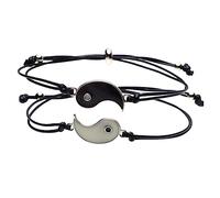 TOVINANNA Adjustable Glow Dark Couple Bracelets Friendship Jewelry for Durable Non Fading Intimate Relationship Accessory
