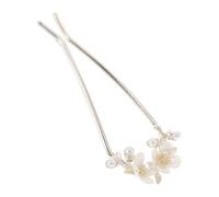 TOVINANNA Ancient Chinese Flower Hairpin Shaped Headdress Delicate Hairpins for Hanfu Costume Artisanal Floral Hair Accessories for Traditional Chinese Style