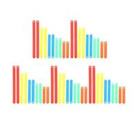 TOVINANNA Angle Learning Tool Set for Elementary Students - 10pcs Clip-On Geometry Sticks, Interactive Math Teaching Aids for Classroom and Kindergarten Use, 5 Sets