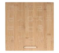 TOVINANNA Bamboo Grooved Writing Board for - Handwriting Grip Trainer and Preschool Skill-Building Tool - Sensory Play Educational for Learning and Home School Use