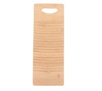 TOVINANNA Bamboo Washboard 15.75In for Hand Washing Clothes Portable Wooden Laundry Board with Wave Pattern for Effective Stain Removal Ideal for Home Camping Baby and Delicates