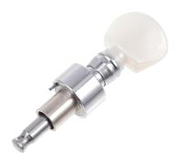 TOVINANNA Banjo String Adjuster Alloy Tuning Peg White Banjo Tuning Knob Replacement for Folk Instrument Accessories
