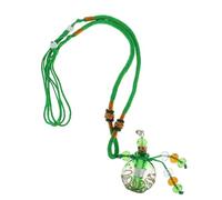 TOVINANNA Baroque Glass Essential Oil Diffuser Necklace Vintage Perfume Bottle Pendant Jewelry Multifunctional Aromatherapy Locket for Women Elegant Keepsake for Special Occasions