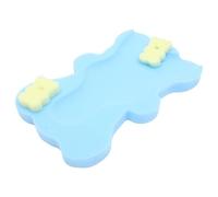 TOVINANNA Bath Sponge Mat Bath Sponge Pad for Newborns Cartoon Shape Safe for Babies Keeps Floating on Water for Babies and Bathing Random Color