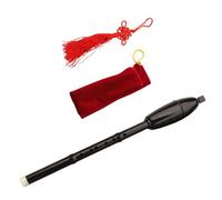TOVINANNA Bawu Flute B Flat Resin Traditional Chinese Wind Instrument with Storage Bag Lightweight Portable Ethnic Music Instrument for Beginners Students