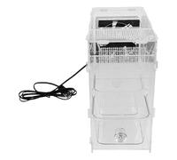 TOVINANNA Bird Seed Cleaner Machine with Acrylic and Plastic Material, Versatile Feed Processing for Millet and Oats, Compact Design Suitable for Daily Feeding Routines at Home