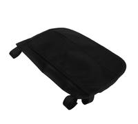 TOVINANNA Black Canvas Commode Chair Organizer Bag for Armrests, Easy Access Essentials Storage Pouch, Streamlined Design for Nursing Home and Patient Rooms, Suitable for Elderly