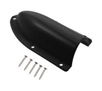 TOVINANNA Black Marine Clam Shell Vent Cover for Yacht and Engine Vent Covers with Efficient Air Circulation and Debris Blocking Includes Mounting Screws for Outdoor Sailing Deck Use