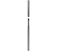 TOVINANNA Black Nail Art Brush for Nails with Fiber Bristles and Aluminium Handle Smooth Application and Easy to Grip and Home Use