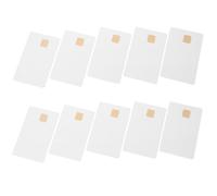 TOVINANNA Blank Pvc Material for Access Control Systems 10pcs White Intelligent Cards with Chip 2k Memory Capacity Splashproof Design and Lots