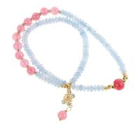 TOVINANNA Boho Butterfly Crystal Beaded Bracelet Multilayer Stretch Accessory for Women Unique Fish Tail Design National Style Eye Catching Charm