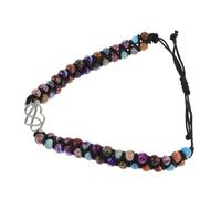 TOVINANNA Boho Style Adjustable Natural Stone Beaded Bracelet for Women Elegant Heart Design Durable Fashionable Wrist Jewelry for Everyday Wear and Special Occasions