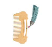 TOVINANNA Boxwood Comb with Ruyi Lock Design Fine Tooth for Hair Beard Care Durable Handmade Grooming Tool present for Women Men Comfort Scalp Massage