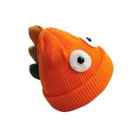 TOVINANNA Boy Girl's Winter Knitted Hat Women's Cartoon Dinosaur Beanie Warm Woolen Hat Boys and Girls Fun Adorable