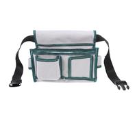 TOVINANNA Canvas Tool Belt Pouch for Carpenters, Large Double Pocket Work Waist Bag with Adjustable Buckle, Sturdy Canvas Tool Organizer for Woodworking and Construction