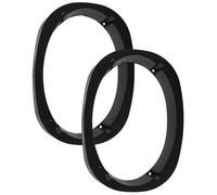 TOVINANNA Car Speaker Adapter Replacement and Audio Mounting Spacer for Automotive Use, Black Plastic Speaker Adaptor with Thickened 6X9 Inch Size, Waterproof Solid Support Bracket for