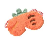 TOVINANNA Carrot Eye Mask for Sleep Supple Plush Material Easter Elements Decoration for Bedroom Relaxation Sleep Blindfolds