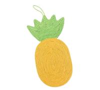 TOVINANNA Cat Pick-up Scratching Board Funny Pineapple Modeling Mat Sisal Cat Scratcher for Grinding Claws Creative Playing Pad Pet Supply for Home Use