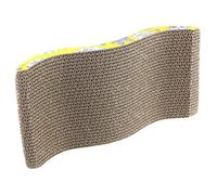 TOVINANNA Cat Scratch Pad Lightweight Sturdy Cat Scratch Corrugated with Wave Design Paper and Honeycomb Shape to Satisfy Scratching Instincts Random Color