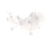 TOVINANNA Chiffon Flower Hairpin for Weddings Stylish Bridal Headpiece Lightweight Hair Decoration for Women for Parties and Special Occasions