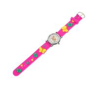 TOVINANNA Children Watch Purple Silicone Butterfly Pattern Analog Watch with Accurate Timing Lightweight Portable Button Battery for Boys and Girls Daily Wear