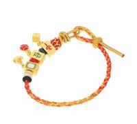 TOVINANNA Chinese Mahjong Lucky Rope Bracelet Handmade Braided Stretchy Wristband with Fade Resistant Colors Cultural Charm for Women Men Traditional Feng Shui Jewelry