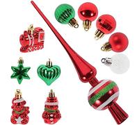 TOVINANNA Christmas Tree Pendants Lovely Small Cartoon Hanging Ornaments for Festive Decor Adorable Xmas Party Props Tree Topper Star Decoration for Joyful Holiday Atmosphere