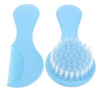TOVINANNA Comb for Newborns and Toddlers for Grooming Kit and Cradle Cap Care Includes Soft Hair Brush and Comb for Boy Girl for Gentle Massage and Hair Care