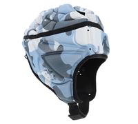 TOVINANNA Comfortable Blue Rugby Helmet with Eva Material Protective Anti-collision Guard for Soccer Goalkeepers in Sports and Ice Hockey Graduation Week