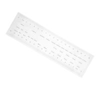 TOVINANNA Concrete Crack Width Ruler Double-sided Laminated Plastic Film Gauge Card 0.15mm Thickness High-precision Surface Defect Flaw Detection Measurement Tool for Industrial Inspection