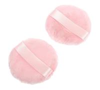 TOVINANNA Cotton Face Pads 2 Pack Large Velour Makeup Blending Sponges for Foundation Powder Makeup Applicator