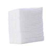 TOVINANNA Cotton Pads Convenient to Take and Saving Toner Double-side 3 Packs of 50 for Facial Cleansing Makeup Pads Non-woven Cotton Three-layers White Pads Random Color