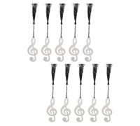 TOVINANNA Creative Metal Music Note Bookmarks 10Pcs with Tassels Decorative Reading Bookmarks for Writers and Music Enthusiasts
