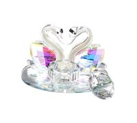 TOVINANNA Creative Nail Acrylic Liquid Bowl Nail Art Dish Cup Crystal Cup for Manicure Stylish Swan Shape High Transparency Suitable for Mixing Paint and Dip Powder