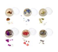 TOVINANNA Creative Nail Art Shell Piece Set for Personal and Professional Use DIY Nail Decals Plastic Material Delicate Ocean Storm Style Decoration