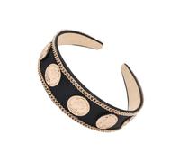 TOVINANNA Creative Wide Headband for Women Fashionable Cloth Hair Hoop Accessory Elegant Black Design for Stylish Looks and Spirited Vibe present for Friends and Yourself