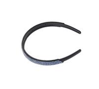TOVINANNA Crystal Elegant Hair Band Headwear Accessiories for Women Girls Blue Wide Edging and Sparkling Water Diamonds for Festival Occasions and Daily Wear